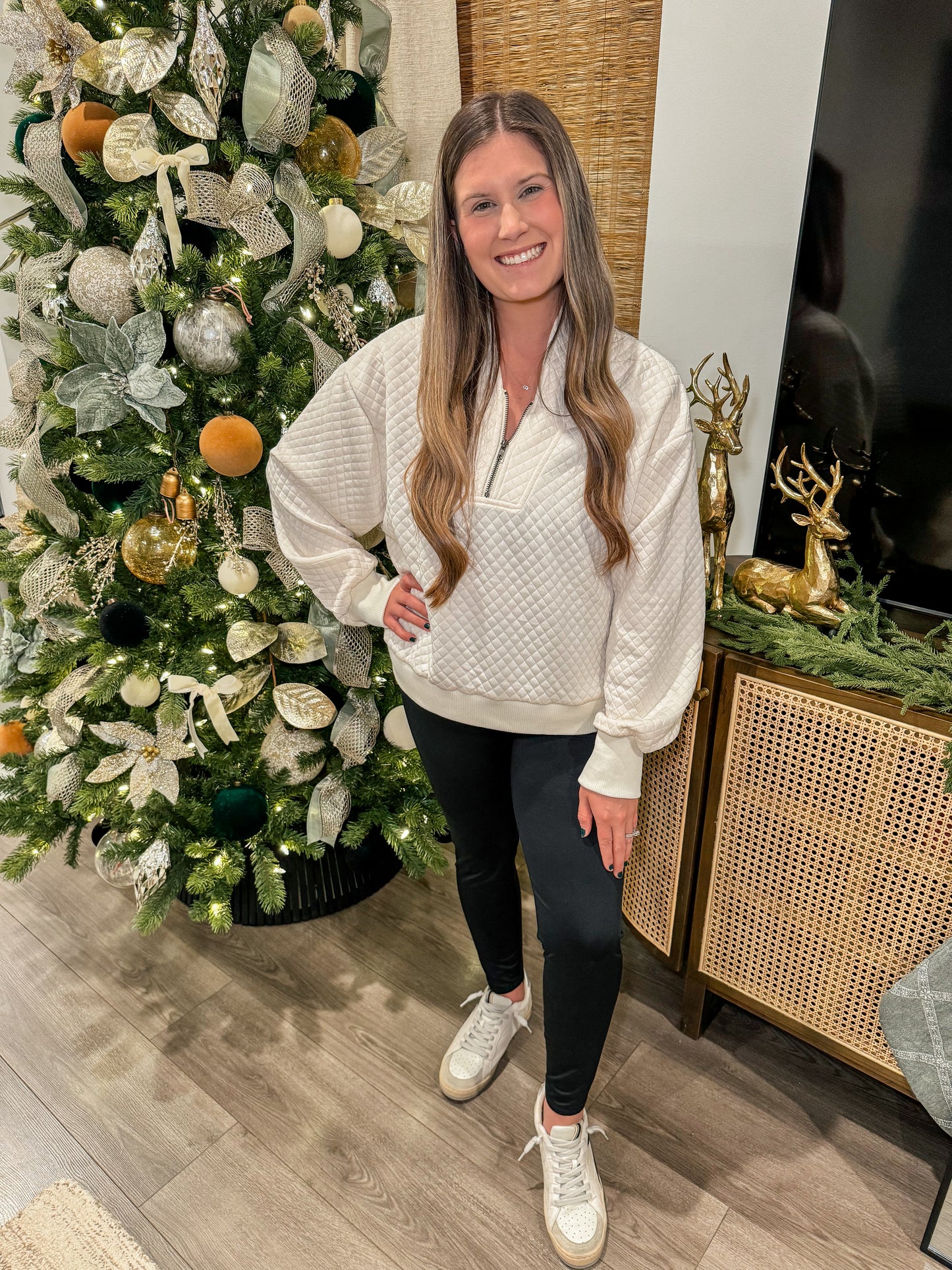 Aspen Quilted Pullover