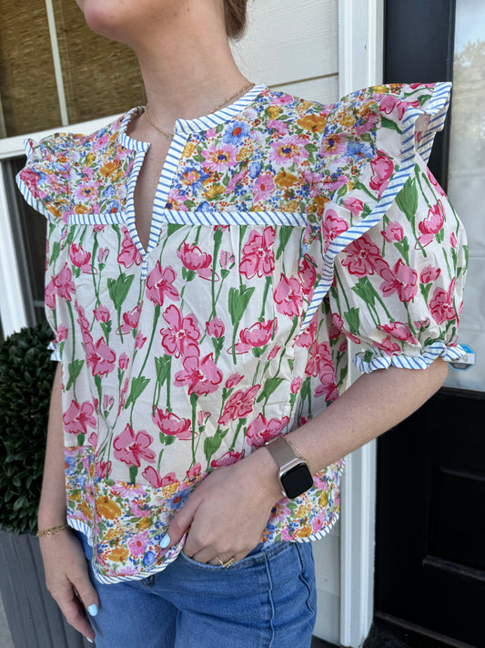 Lovely Florals Top