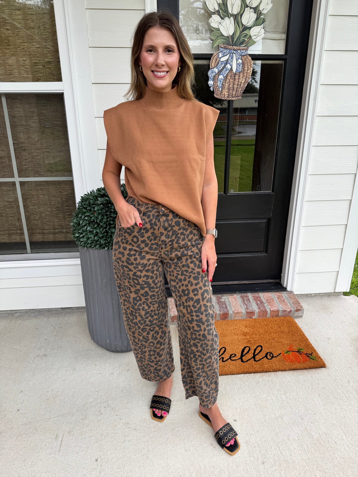 Greda Camel Hi-Lo Top