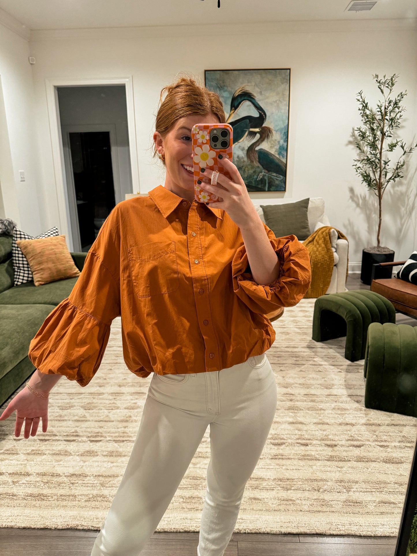 Bubbles and Buttons Top