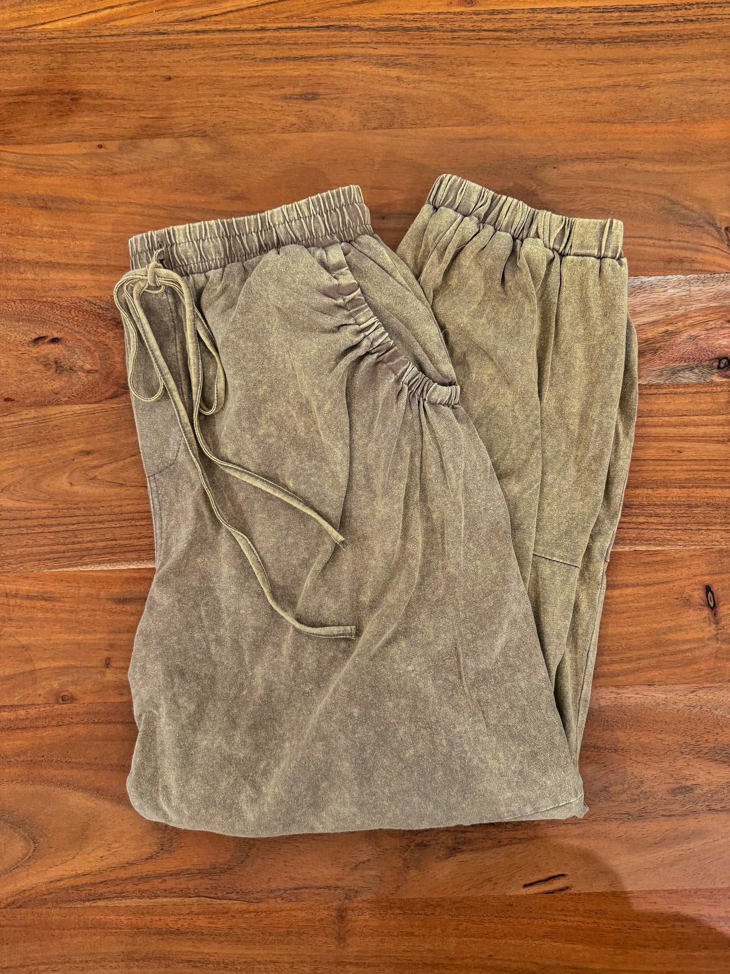 Mineral Washed Joggers