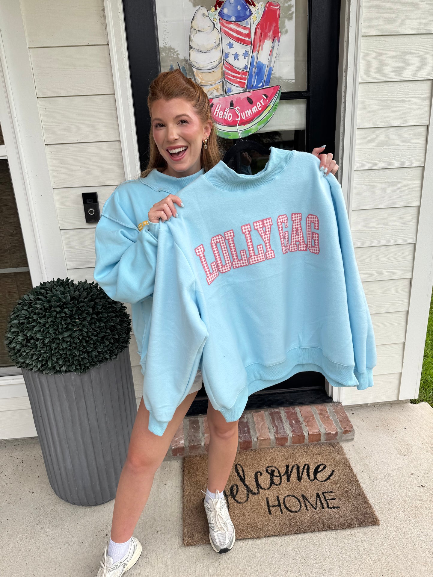 Aqua Dilly Dally Mockneck