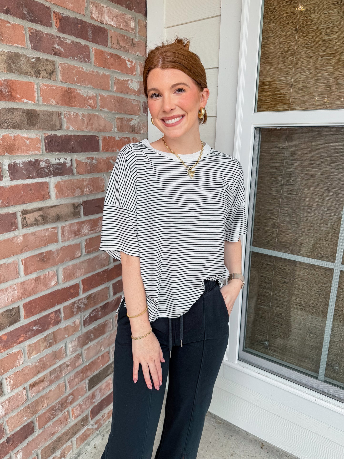 Levi Stripe Top