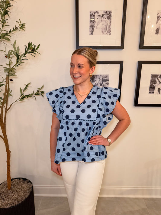 Molly Polka Dot Top