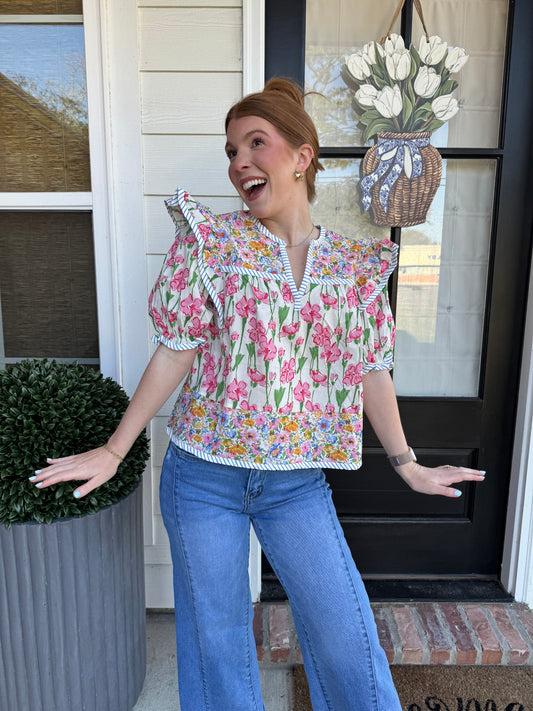 Lovely Florals Top