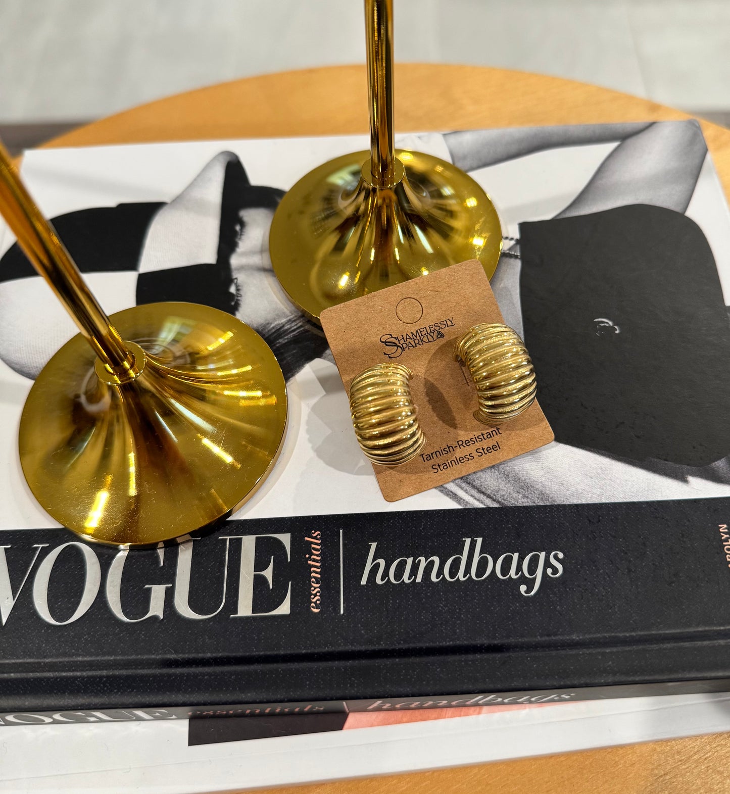 Rigged Half Hoop Earrings
