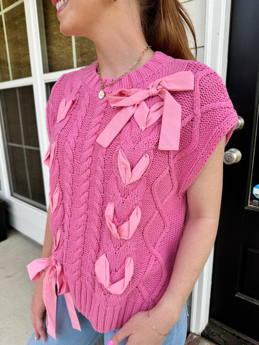 For The Love of Bows Sweater
