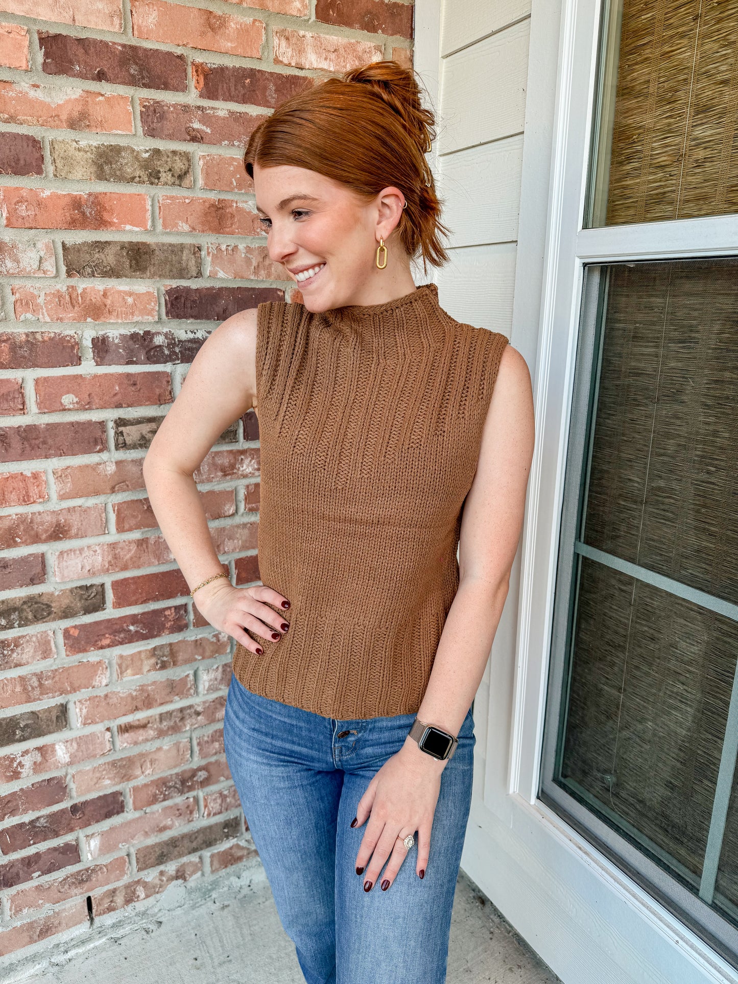 Patton Turtleneck Knit Vest