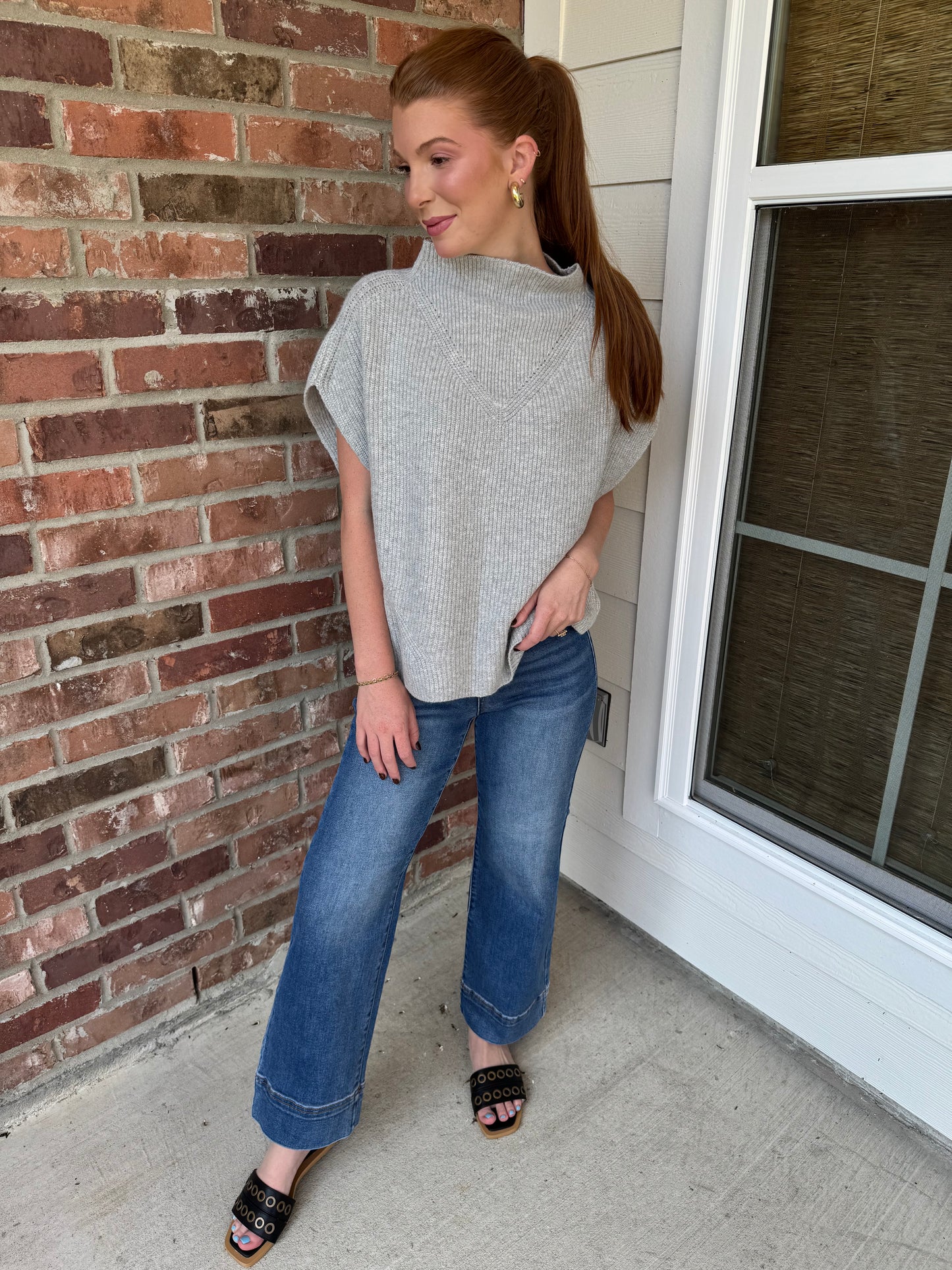 Dune Grey Sweater Vest