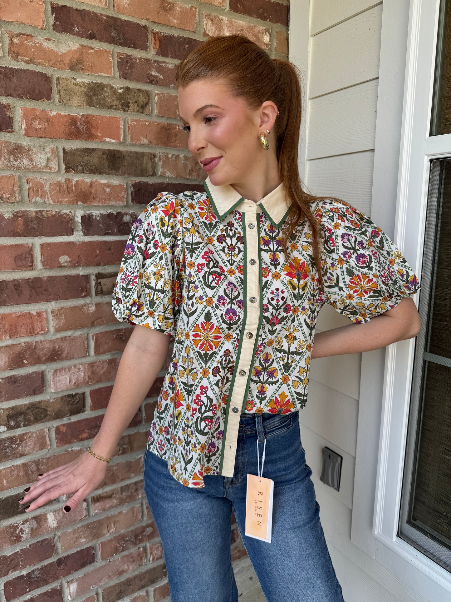 Terrace Views Floral Top
