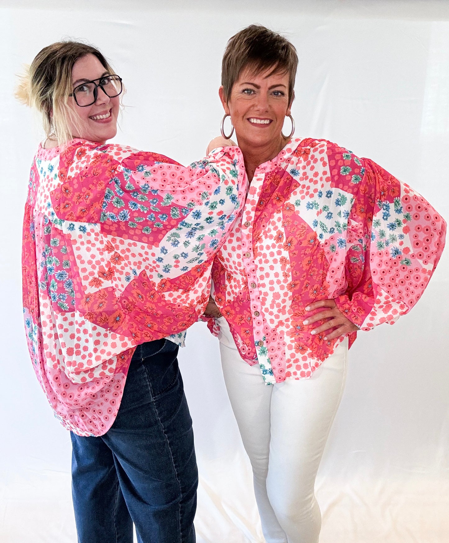 Oversided Gettin' Groovy Button Down Shirt