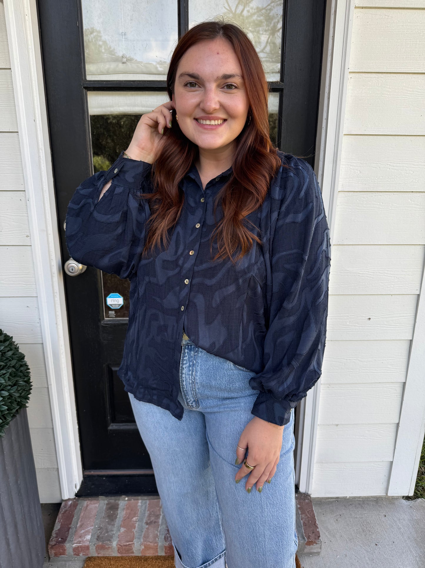 Francey Button Down Top