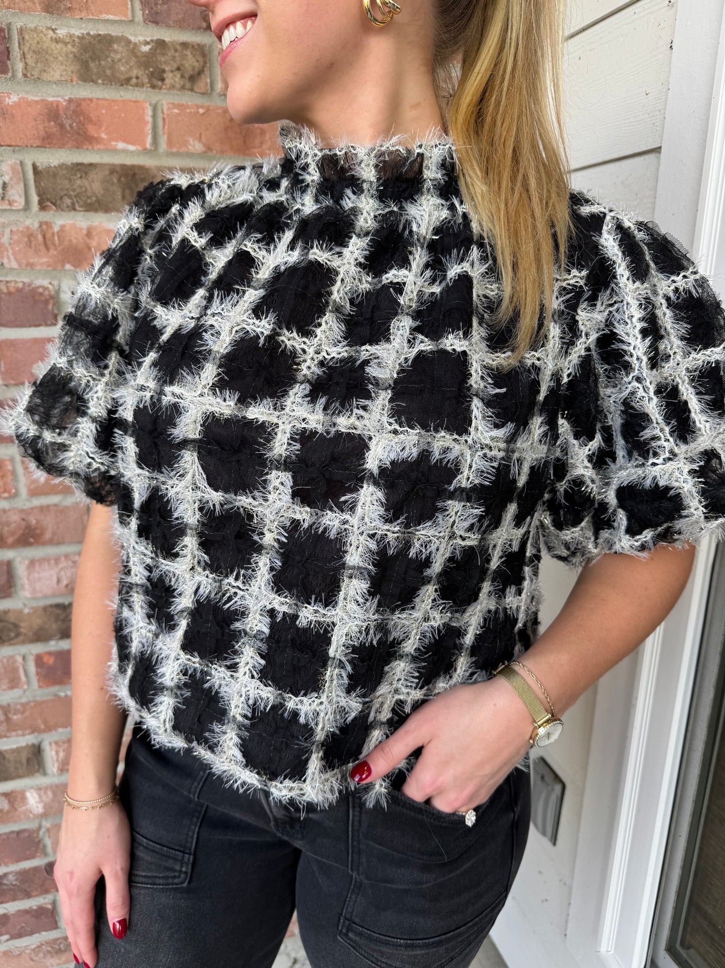 Shimmer & Shine Puff Sleeve Blouse