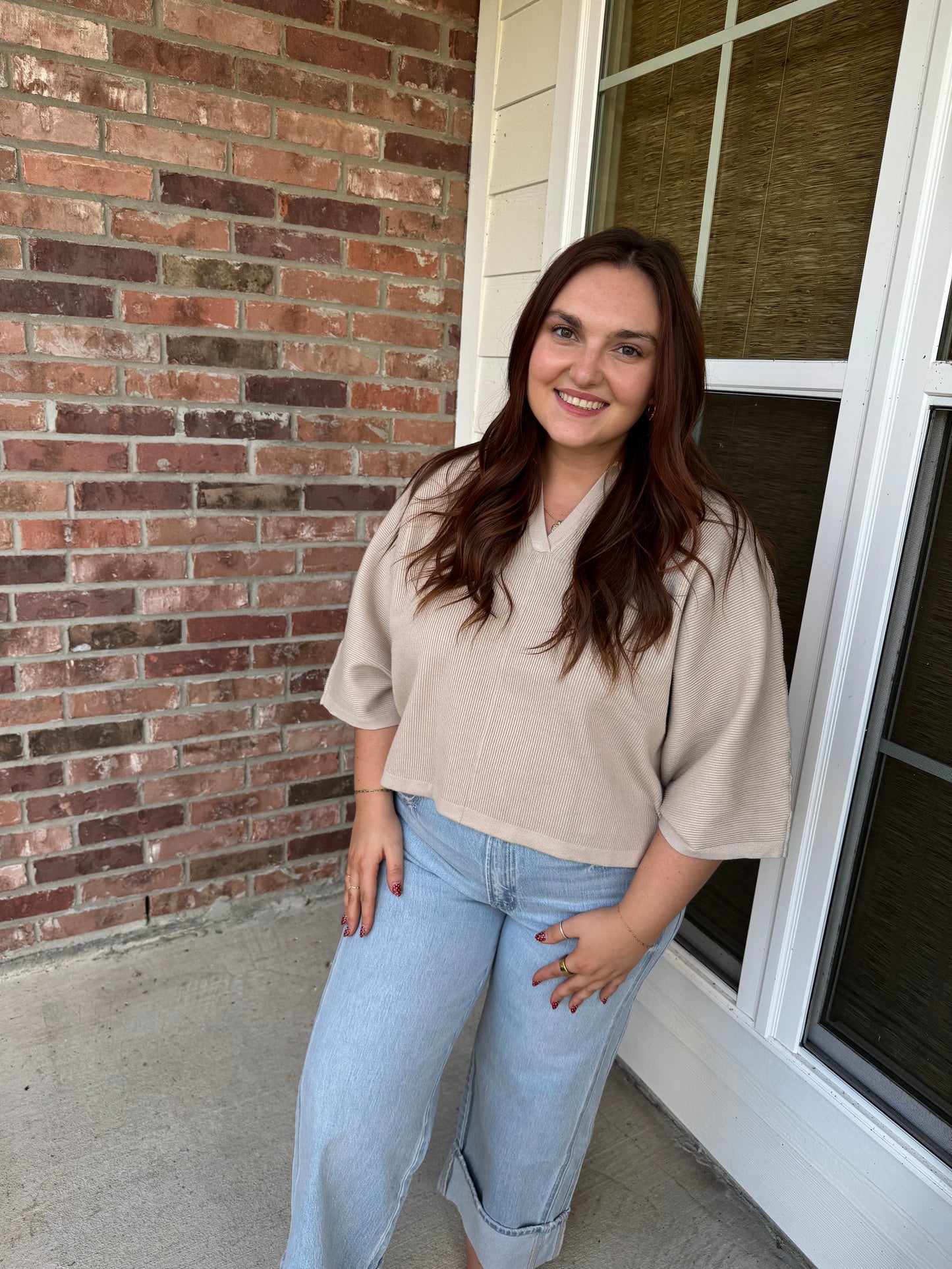 Stone Everyday Dream Ribbed Top