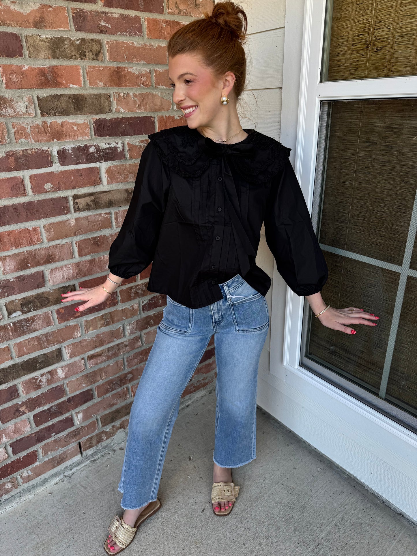 Sassy Southern Details Blouse