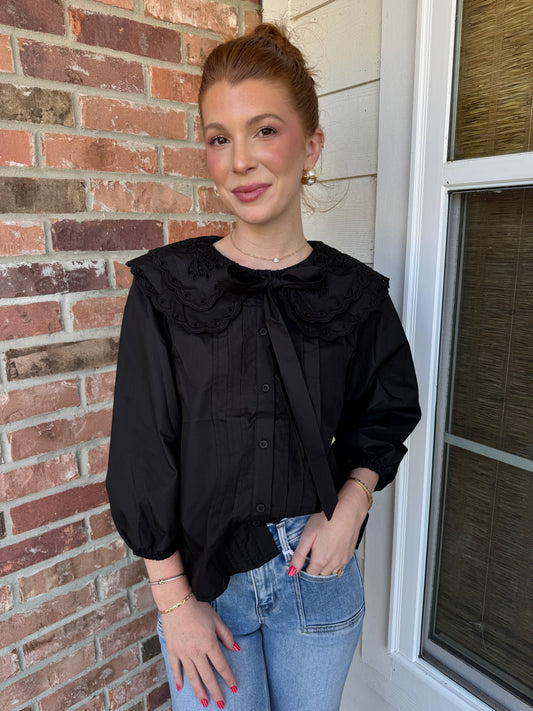 Sassy Southern Details Blouse