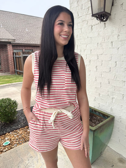 Ruby Ribbed Comfort Tank Set