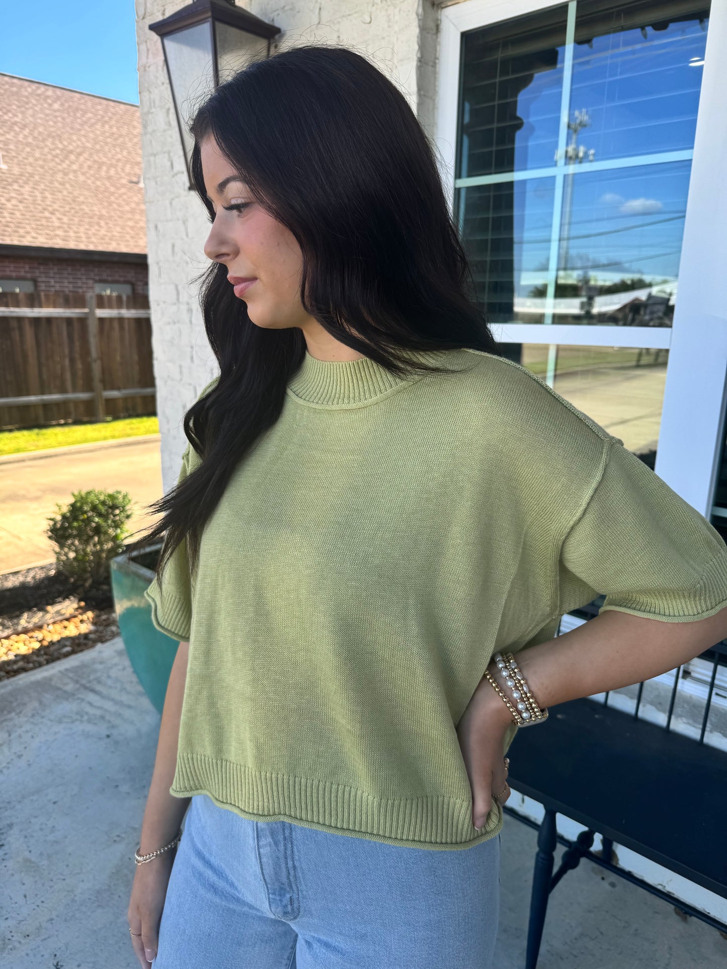 Everyday Avocado Lightweight Knit Tee