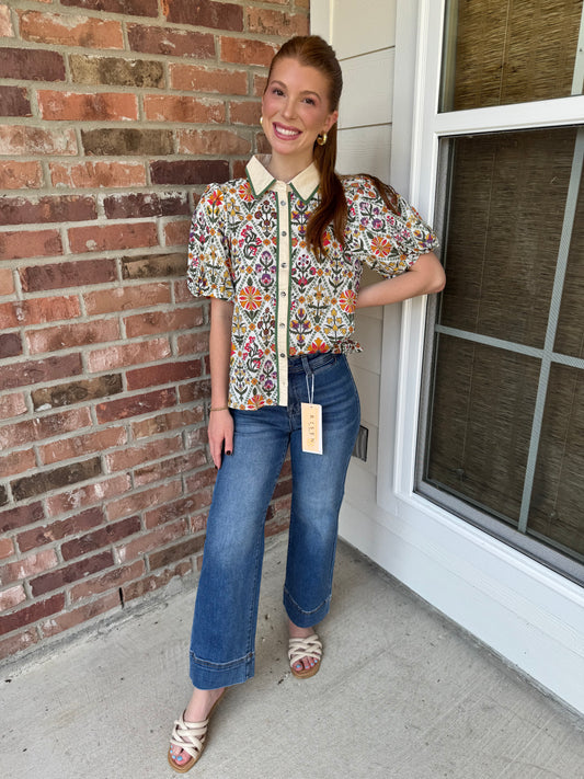 Terrace Views Floral Top