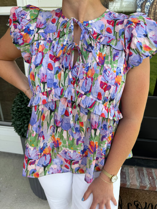 Feelings of Fun Lavender Top