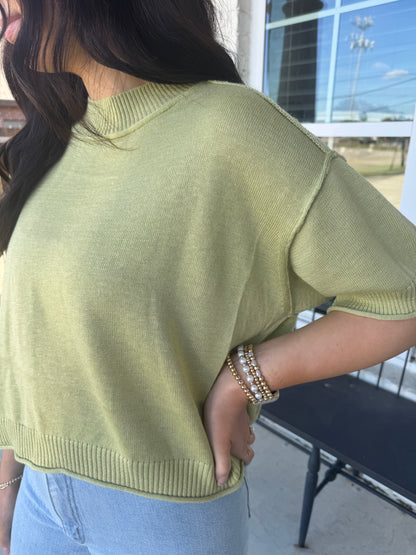 Everyday Avocado Lightweight Knit Tee