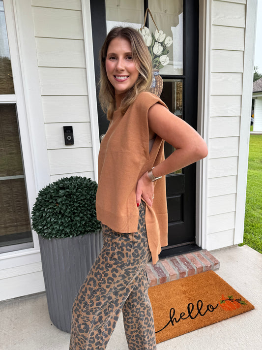 Greda Camel Hi-Lo Top