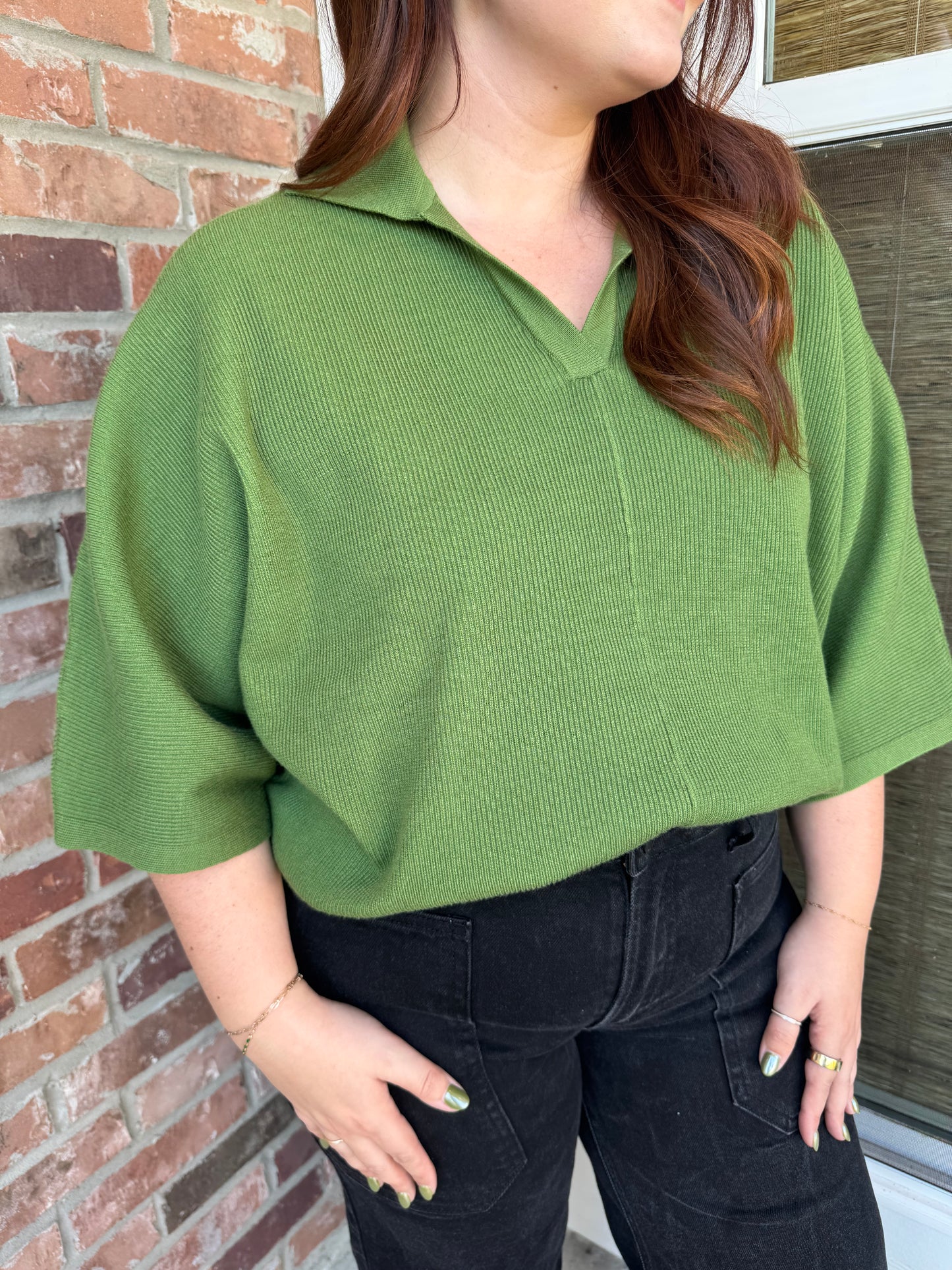 Moss Everyday Dream Ribbed Top