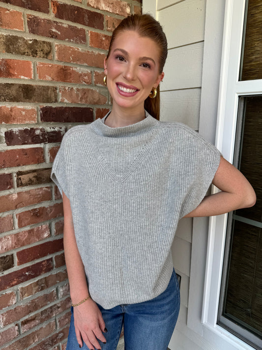 Dune Grey Sweater Vest