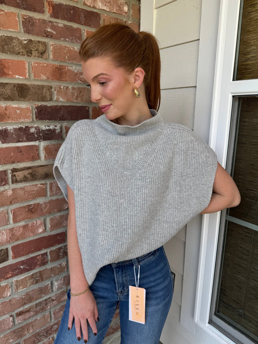 Dune Grey Sweater Vest