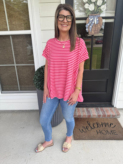 Candy Twist Oversized Tee