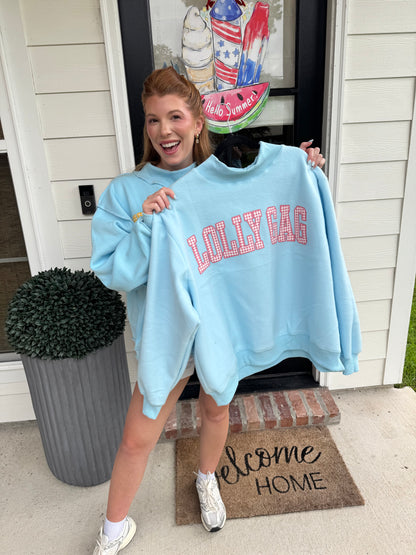 Aqua Dilly Dally Mockneck