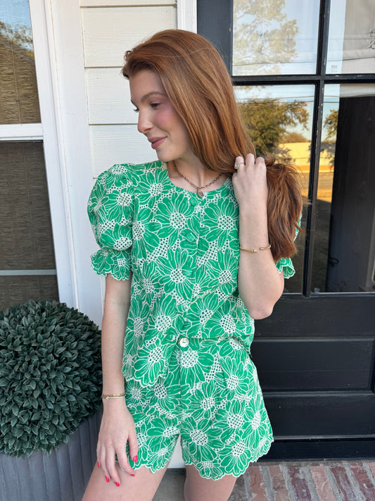 Cabana Bay Top & Shorts Set