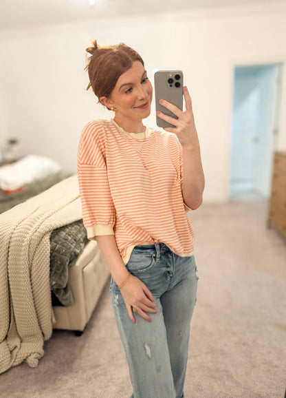 Cotton Candy Striped Top