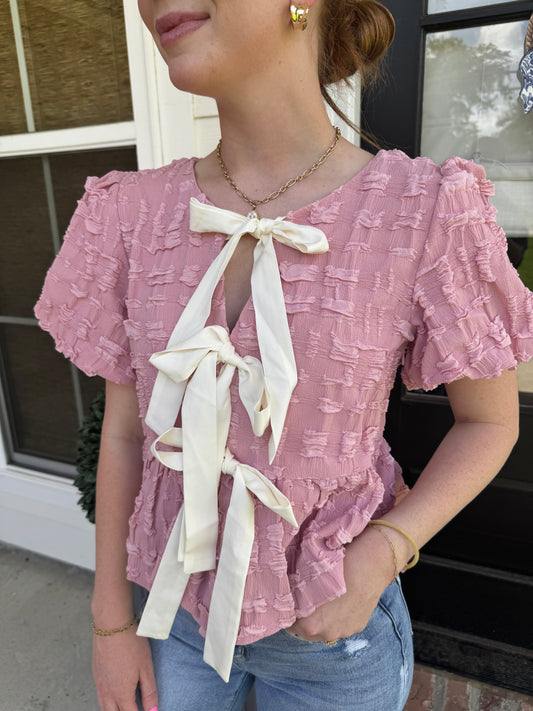 Something Sweet Peplum Top