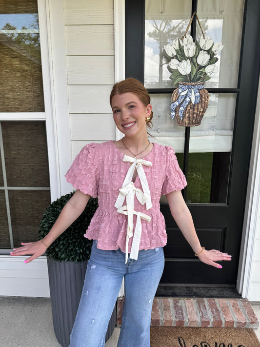 Something Sweet Peplum Top
