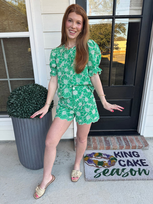 Cabana Bay Top & Shorts Set