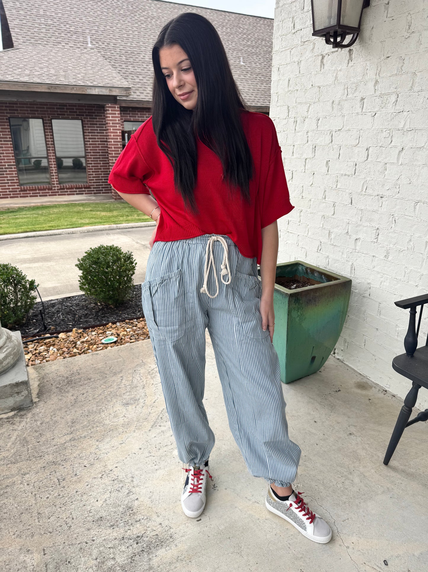 Perfectly Striped Parachute Pants