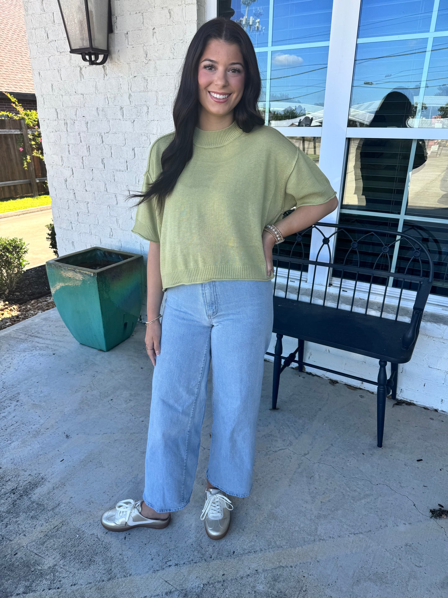 Everyday Avocado Lightweight Knit Tee