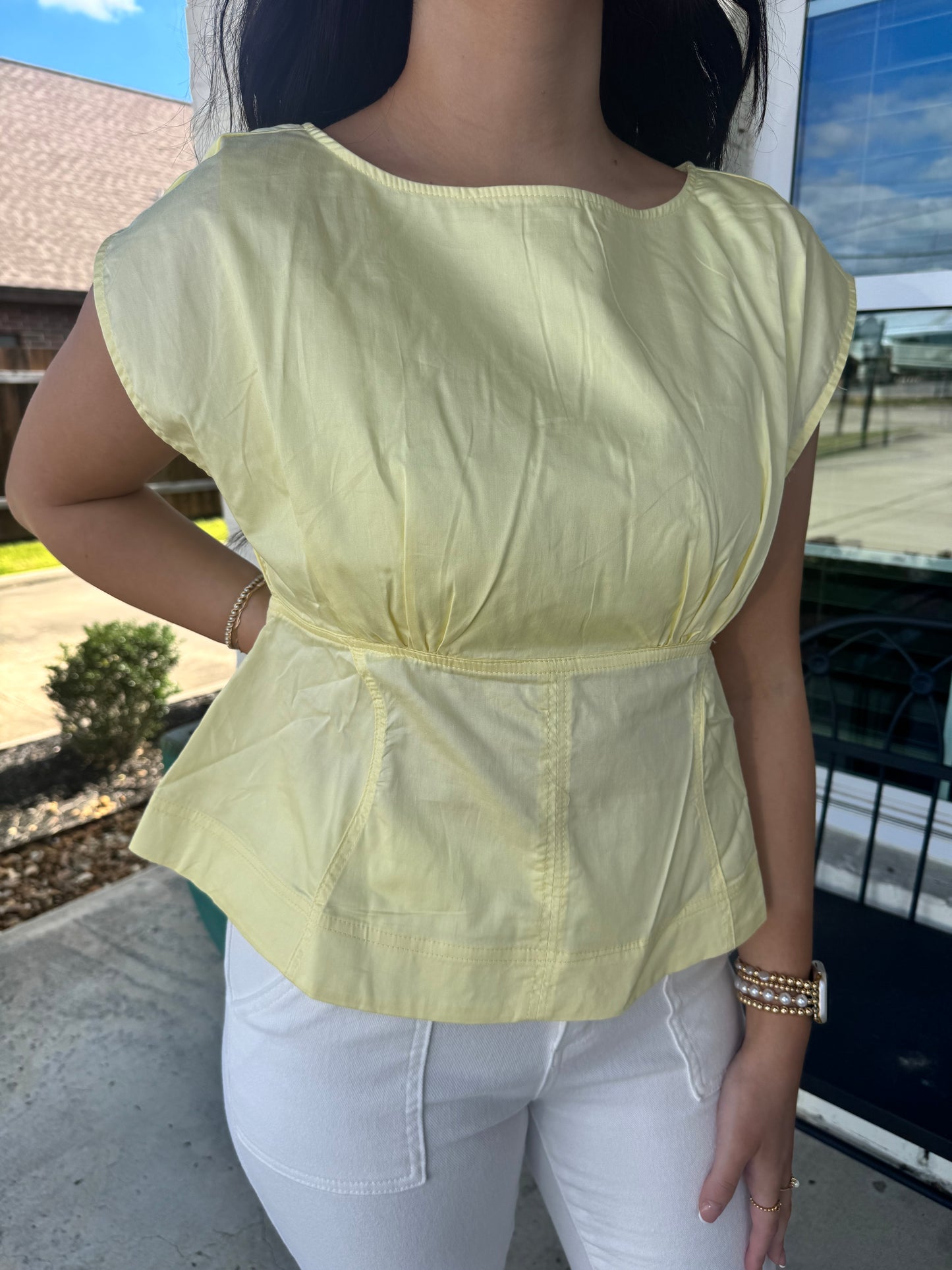 Banana Boat Neck Top