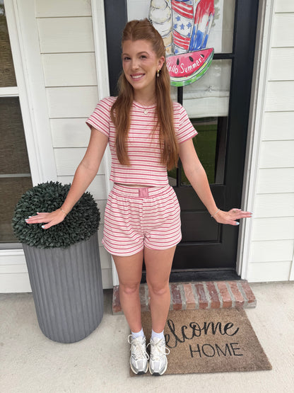 Bubble Gum Ribbed Set