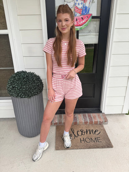 Bubble Gum Ribbed Set