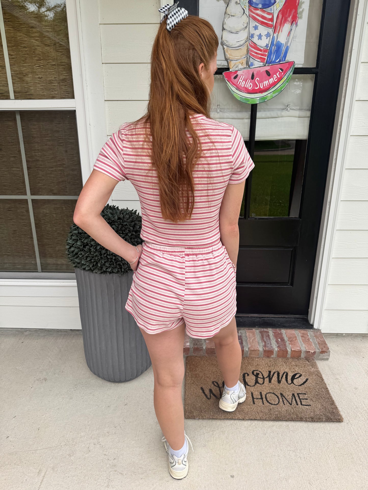 Bubble Gum Ribbed Set
