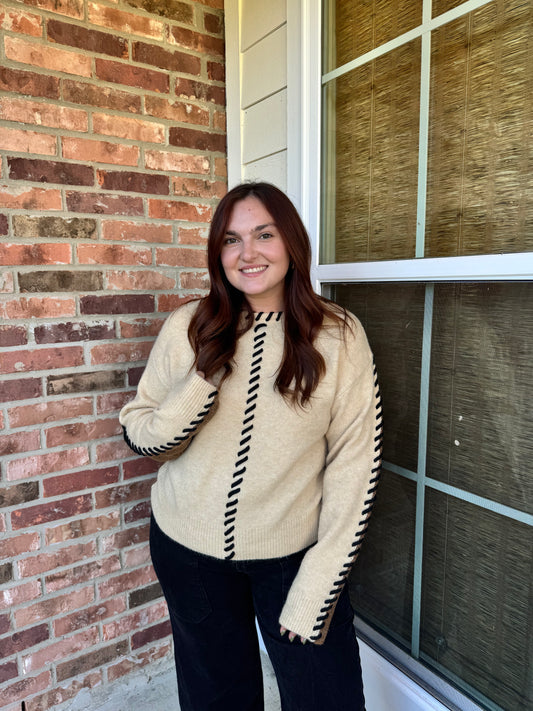 Paige Whipstitch Sweater