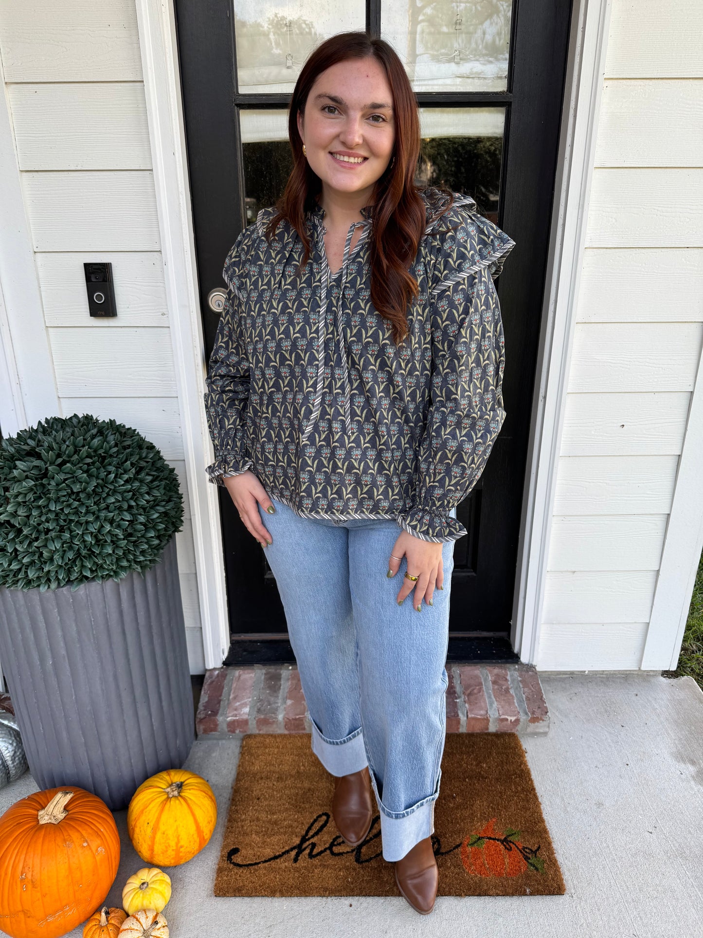 Hampton Floral Futter Top