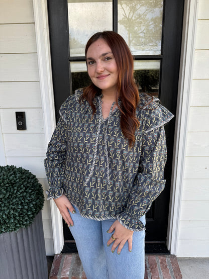 Hampton Floral Futter Top