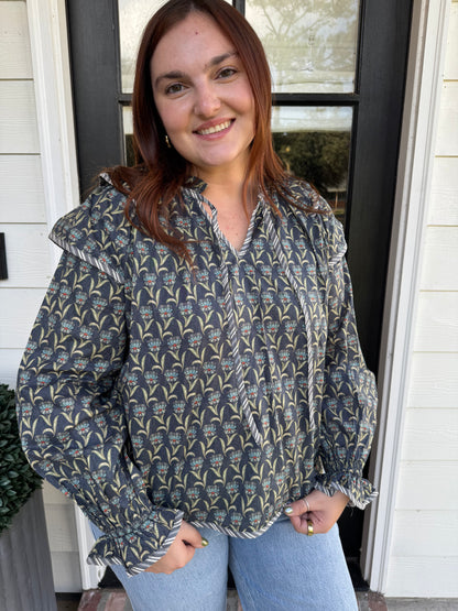 Hampton Floral Futter Top
