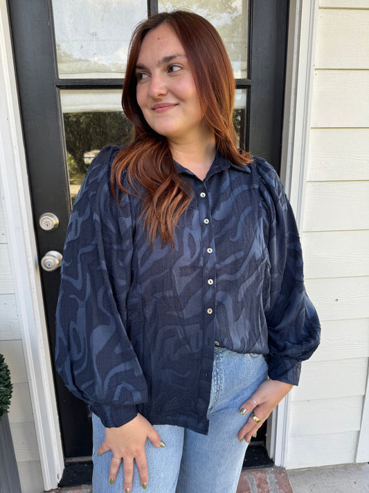 Francey Button Down Top
