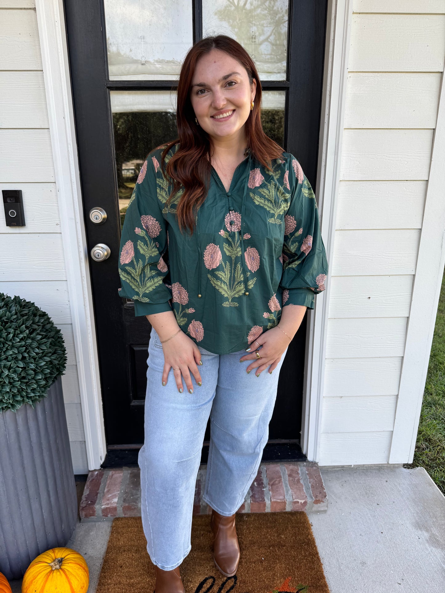 Evening Florals Blouse