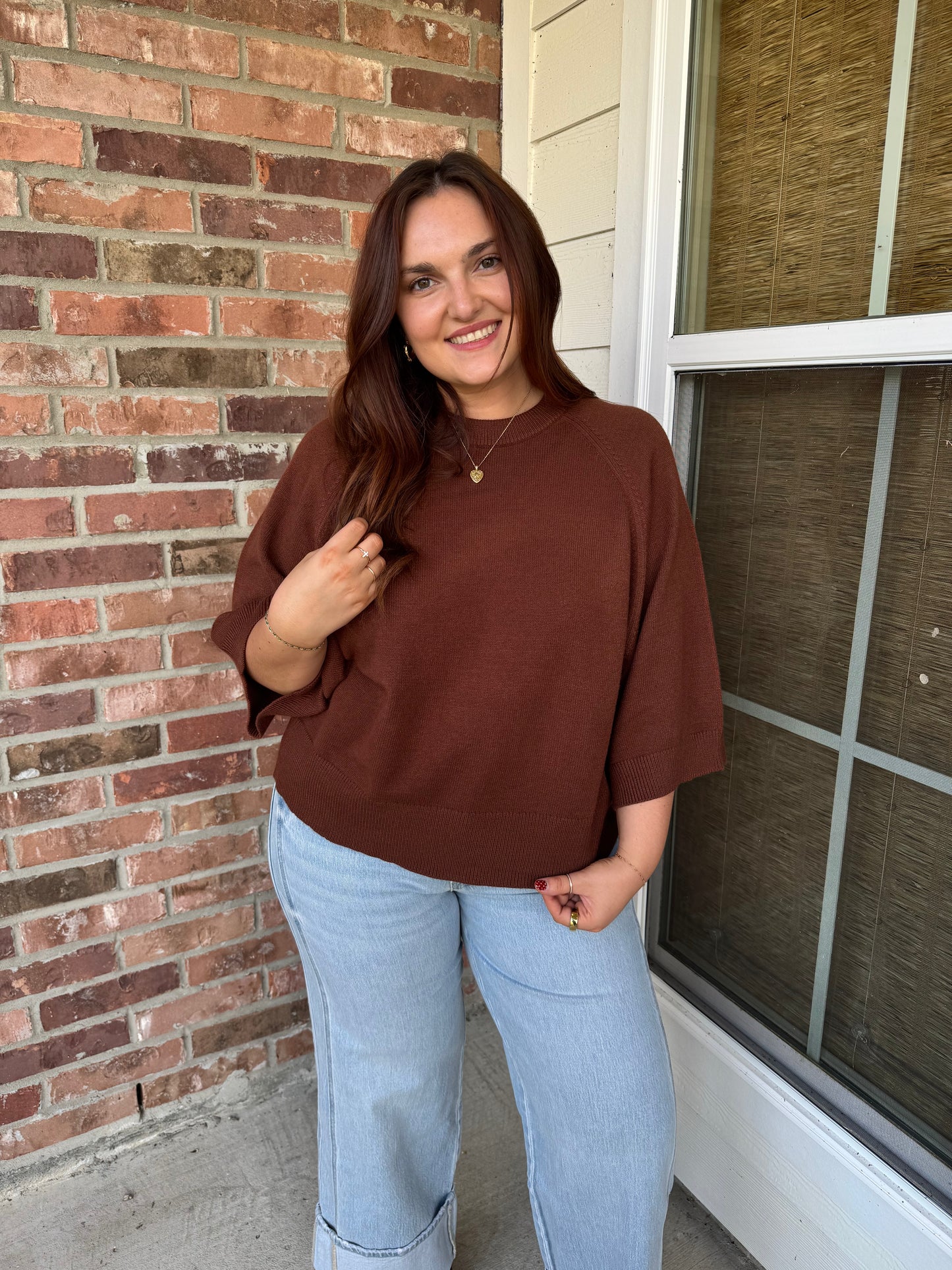 Claire Drop Shoulder Comfy Sweater