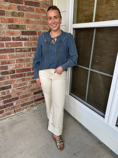 Vintage Sailor Denim Top